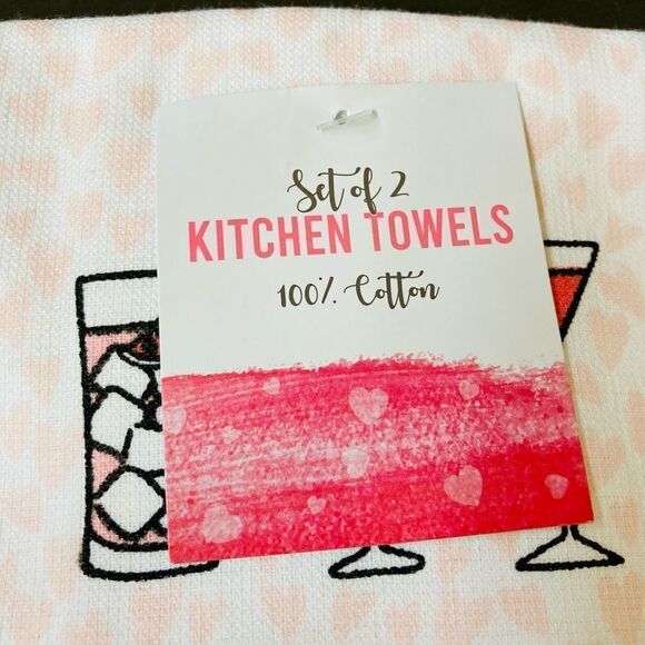 Funny Cocktail “Mixed Drinks” Kitchen Dish Towels Set - Picture 2 of 3